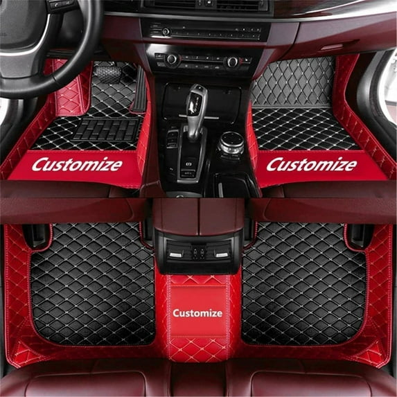 For Nissan All Models Luxury Waterproof Front & Rear Liner Custom car Floor mats