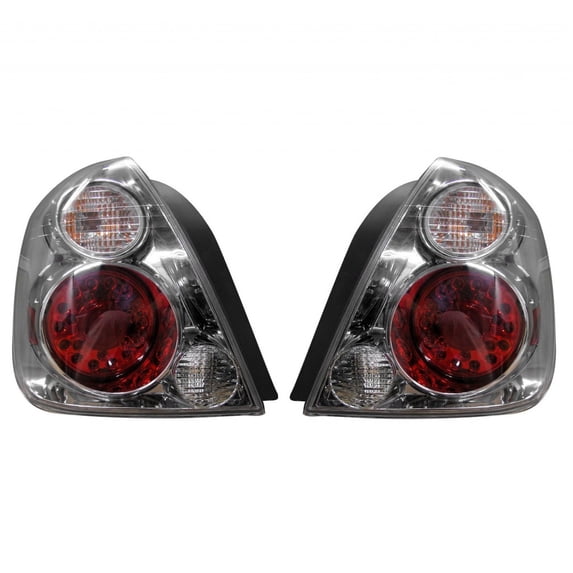 For Nissan Altima 2002-2006 Tail Light LED G.M Red/White Lens Driver and Passenger Side | NI2811145