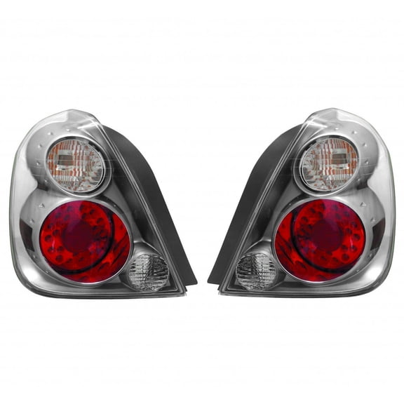 For Nissan Altima 2002-2006 Tail Light LED Titanium RED/White Lens Pair Driver and Passenger Side | NI2811144