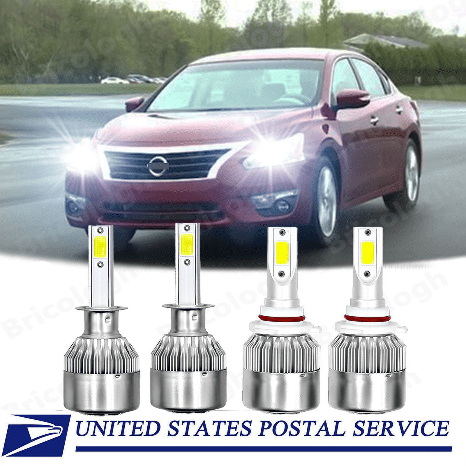 Nissan Altima 2003-2006 6000K LED Headlight Combo Kit, High Low Beam ...
