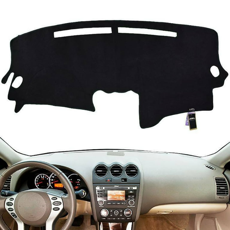 for Nissan Altima 2007 2012 Car Dash Cover Mat Non Slip Durable Dashboard Pad Carpet Sunshield Protector Black
