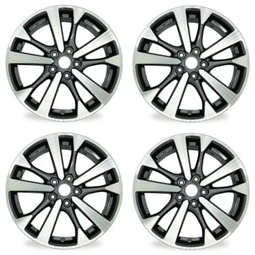 Set Of 4 New 18" 18X7.5 Alloy Wheels For NISSAN Altima 2016 2017 Machi Grey Oem Quality Replacement Rim 62720