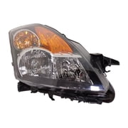 For Nissan Altima Sedan/Hybrid 2007 Headlight Assembly Black Bezel Passenger Side DOT Certified | NI2503166 | 26010-JA10A