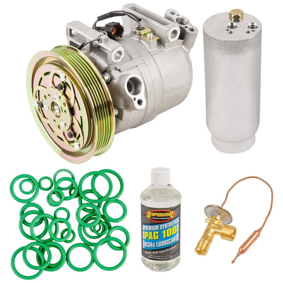 For Nissan Frontier 1999 2000 AC Compressor w/ A/C Repair Kit - BuyAutoParts