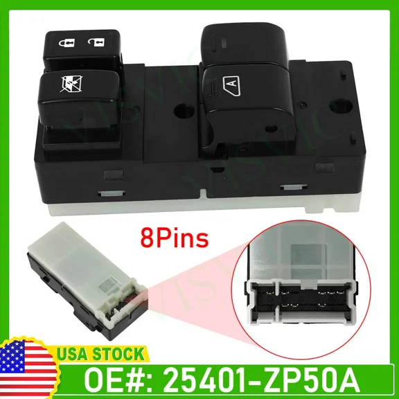 For Nissan Frontier 2006-2016 25401-ZP50A New Electric Power Window Switch