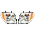 thumbnail image 1 of For Nissan Frontier Headlight Assembly 2005-2008 Driver and Passenger Side CAPA NI2502157C, 1 of 3