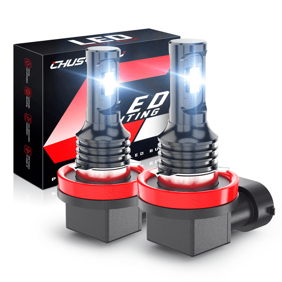 For Nissan GT-R 2010-2014 H9/H11 LED Headlights High Beam Bulbs 6000K White 2x