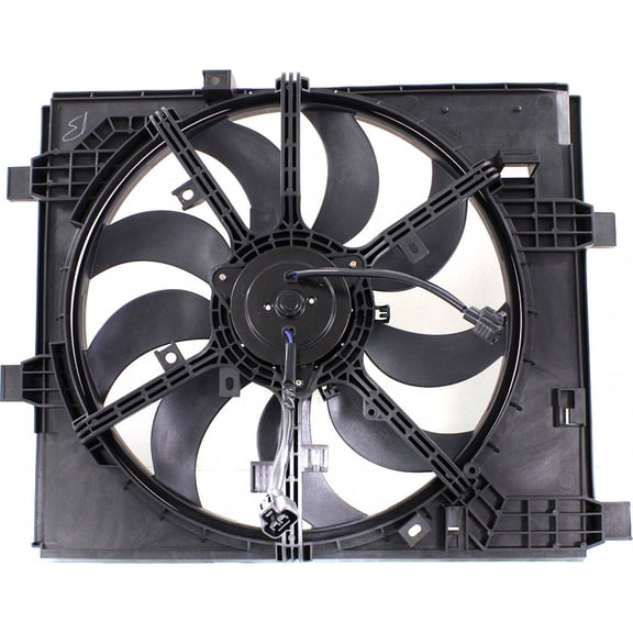 For Nissan Juke 2011 12 13 14 15 16 2017 Cooling Fan Assembly | One Blade | 1.6L | Replacement For NI3115147 | 214831KC0A-PFM