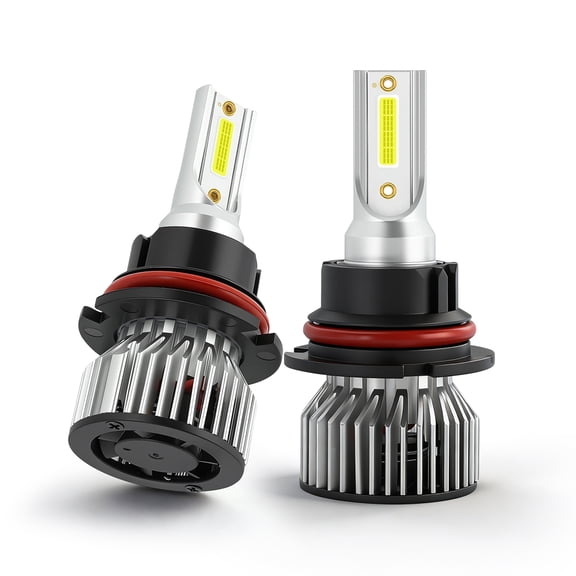 For Nissan Juke 2011 2012 2013 2014 9007 HB5 COB LED Headlight High Low Beam Bulbs 6000K White 2Pcs