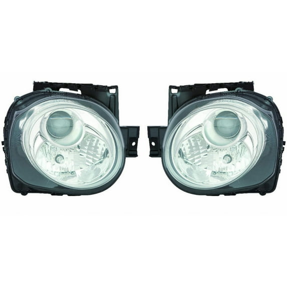For Nissan Juke Headlight Assembly 2015 2016 2017 Pair Driver and Passenger Side Replacement For NI2502236, NI2503236 | 26060-3YM2A, 26010-3YM2A