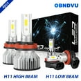 thumbnail image 1 of For Nissan Kicks 2017-2020 LED Headlight Bulbs Kit High Low Beam 6000K White 4pcs, 1 of 19