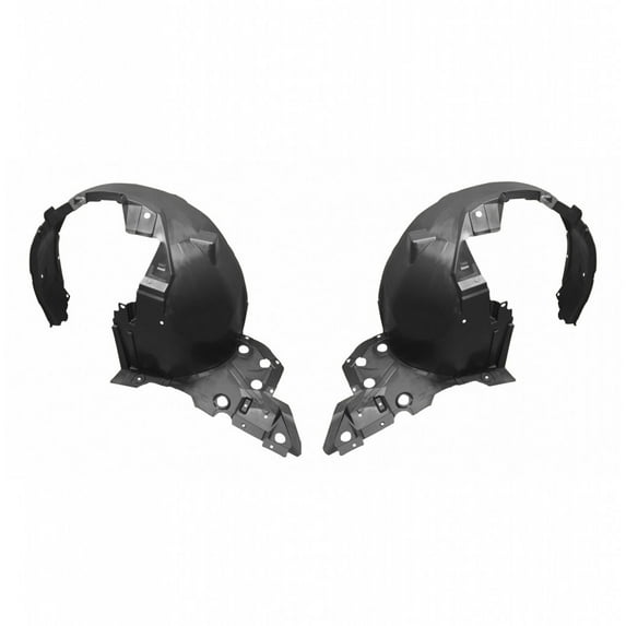 For Nissan Kicks 2018 2019 Fender Liner Driver and Passenger Side | Pair | Front | SR | SV | NI1248175, NI1249175 | 638435RB0A, 638425RB0A