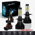 thumbnail image 1 of For Nissan March 2012-2020 Headlights,9003/H4 LED High/Low Beam and H11 Fog light Bulbs,4pcs, 1 of 12