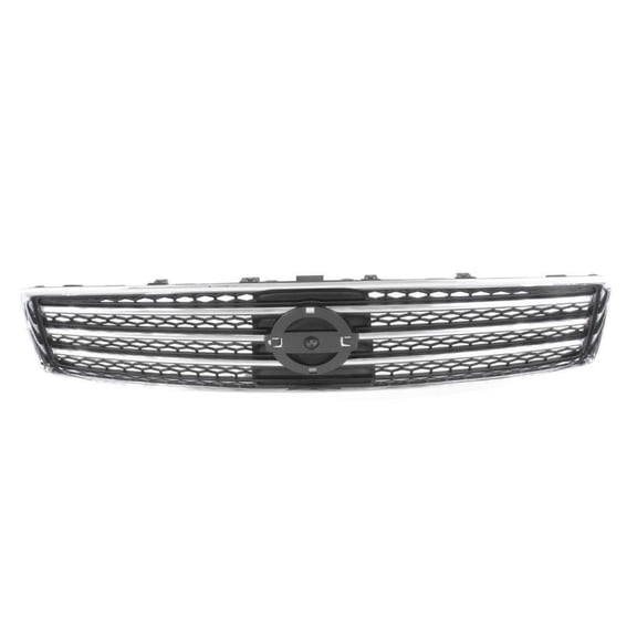 For Nissan Maxima 09-11 Front Grille Assembly Bright Chromed Shell Black Insert