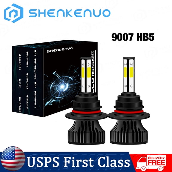 For Nissan Maxima 1985-1999 LED Headlight 9007 HB5 High/Low Beam 2x Bulbs
