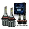 thumbnail image 1 of For Nissan Maxima 2007 Headlight + Fog Light Bulbs Combo LED 9012 + H11,q8, 1 of 16