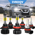 thumbnail image 1 of For Nissan Maxima 2009-2014 LED Headlight Combo 9005 High H11 Low Beam+H11 Fog Light Bulbs Kit 6Pcs Cool White, 1 of 14