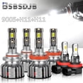thumbnail image 1 of For Nissan Maxima 2009-2014 LED Headlight High/Low Beam + Fog Light Bulbs 6000K, 1 of 15