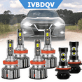 thumbnail image 1 of For Nissan Maxima 2016-2018 6x H11 LED Headlight Bulbs High Low Beam+Fog Light Kit New, 1 of 14
