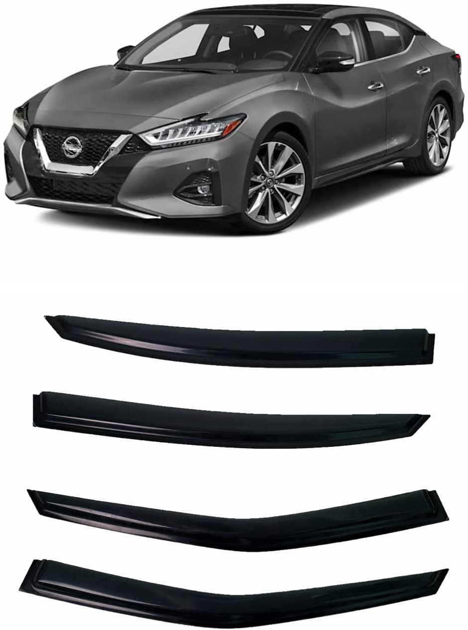 For Nissan Maxima 2016 2022 Window Rain Guard Deflector Tape On Vent Visor