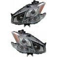 thumbnail image 1 of For Nissan Maxima Headlight Assembly 2009-2014 3.5 S Model 2009-2011 2012-2014 Pair Driver and Passenger Side CAPA Certified NI2502177 + NI2503177, 1 of 4