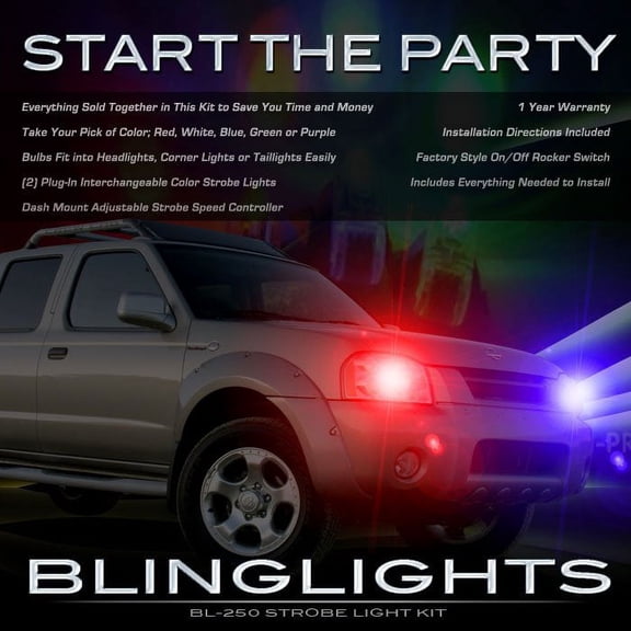 For Nissan Navara Strobe Lights for Headlamps Taillamps Headlights Taillights Head Tail Lamps Strobes