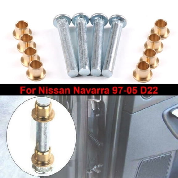 For Nissan Navarra 97-05 D22 Car Door Hinge Pins Bushing Repair Assembly Set Kit