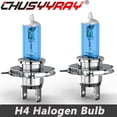 thumbnail image 1 of For Nissan Pathfinder 2000-2004 H4 Halogen Headlight High Low Beam Bulbs 5000K White Qty 2, 1 of 8