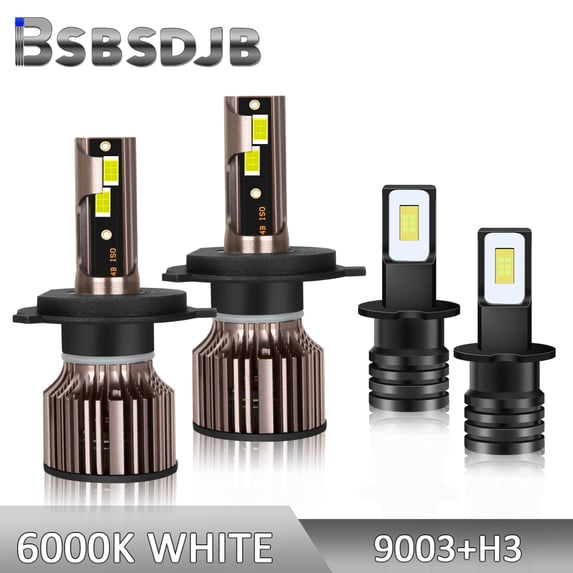 For Nissan Pathfinder 2001-2004 Front LED Headlight Fog Light Bulbs 6000K White