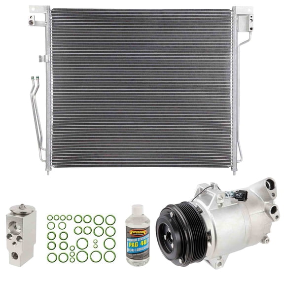 For Nissan Pathfinder 2005-2012 A/C Kit w/ AC Compressor Condenser & Drier - BuyAutoParts