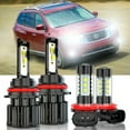 thumbnail image 1 of For Nissan Pathfinder 2005-2012 LED Projector Headlights Kit Hi/Lo Beam+Fog Lamp, 1 of 12
