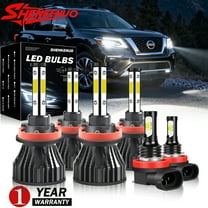 For Nissan Pathfinder 2017 2018 2019 2020 LED Headlights H9 H11 High&Low Beam Fog Lights 6pcs