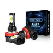 For Nissan Pathfinder 2017-2020 H11 LED Headlight Bulbs Kit 6000K White 8000LM High/Low beam