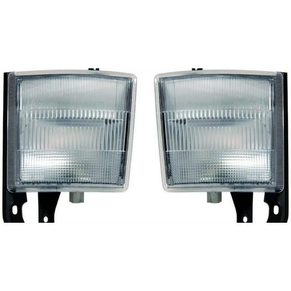For Nissan Pickup Side Marker Light Assembly 1986 1987 Driver and Passenger Side | Pair | NI2550108 | NI2551108 | B6185-01G00