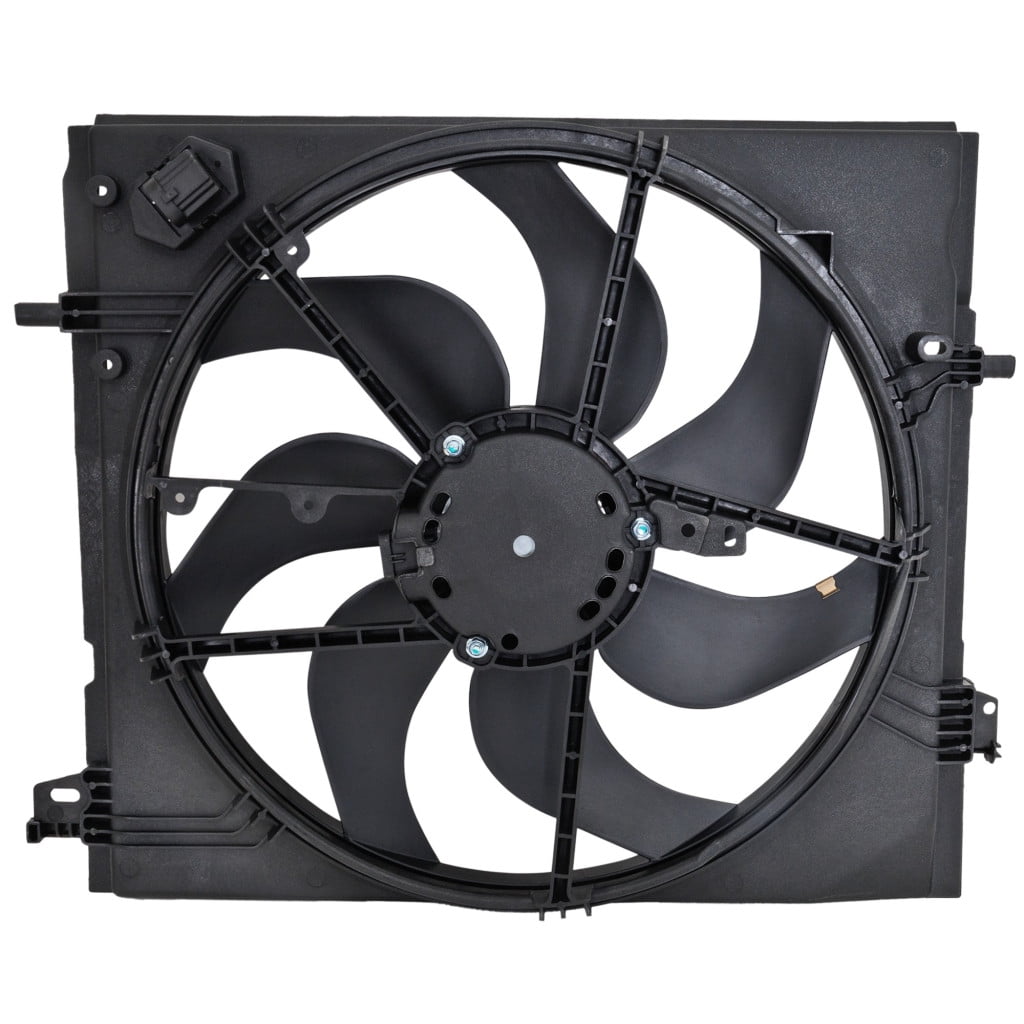 For Nissan Qashqai 2017 18 19 20 21 2022 Radiator and Condenser Fan Assembly | Plastic | With One Big Fan | Replacement For NI3115162 | 214816MA0B