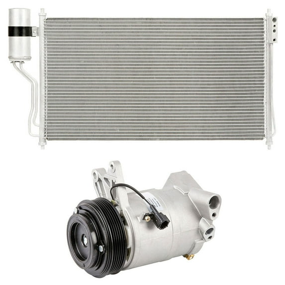For Nissan Quest 2004-2009 AC Compressor w/ A/C Condenser Drier - BuyAutoParts