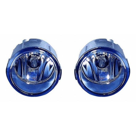 For Nissan Quest Fog Light Assembly 2011 2012 Driver and Passenger Side Pair w/ Bulbs CAPA Certified For NI2590103