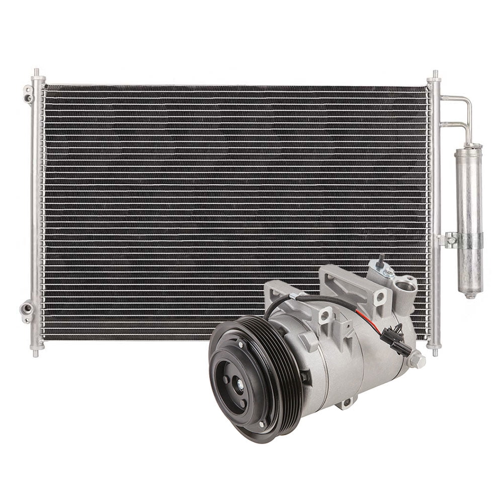 For Nissan Rogue 20082013 AC Compressor w/ A/C Condenser & Drier