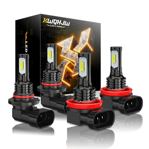 For Nissan Rogue 2008-2015 Combo LED Headlight Lights Bulbs Kit 6000K White