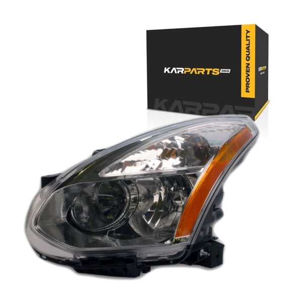 For Nissan Rogue 2009 2010 Headlight Driver Side | Lens and Housing | HID | Clear Lens | Replacement For NI2518110 | 26075JM20A, 26075JM20C