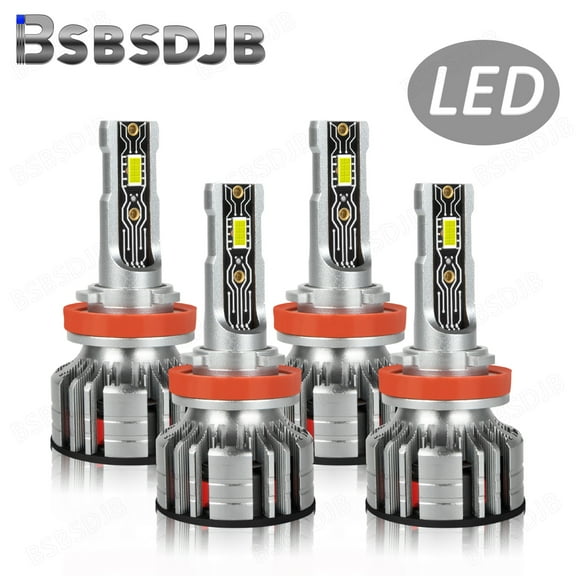 For Nissan Rogue 2014-2020 Combo H11/H9+H11 LED Headlight High Low Beam Bulbs