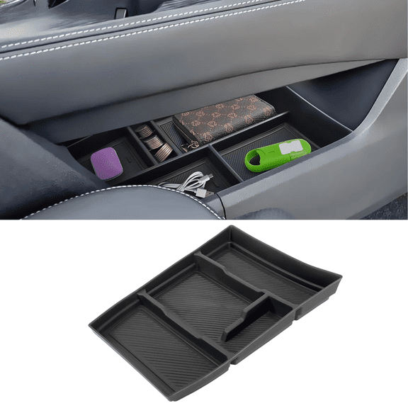 For Nissan Rogue T33 2021 2022 2023 2024 2025 Car Armrest Storage Box Center Console Organizer Layered Storage Box Accessories