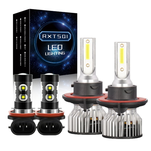 For Nissan Sentra 2004-2010 H13 LED Headlight High/Low + H11 Fog Light Bulbs 4Pcs
