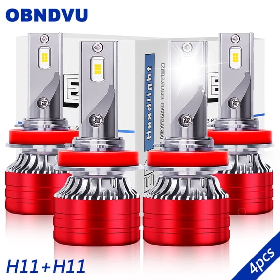 For Nissan Sentra 2013-2020 LED Headlight Bulbs Kit H11/H9 High Low Beam 12000LM White 4x