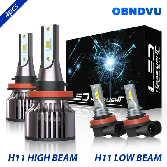 For Nissan Sentra 2013-2020 LED Headlight Bulbs Replacement High Low Beam 6000K White
