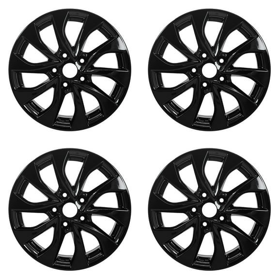 For Nissan Sentra OEM Design Wheel 16" 2016-2019 16X6.5 GLOSS BLACK Set of 4 Replacement Rim