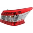 thumbnail image 1 of For Nissan Sentra Tail Light 2013 2014 2015 Passenger Side Bulbs Included DOT Certified For NI2805100 | 26550-3SG0A, 1 of 4