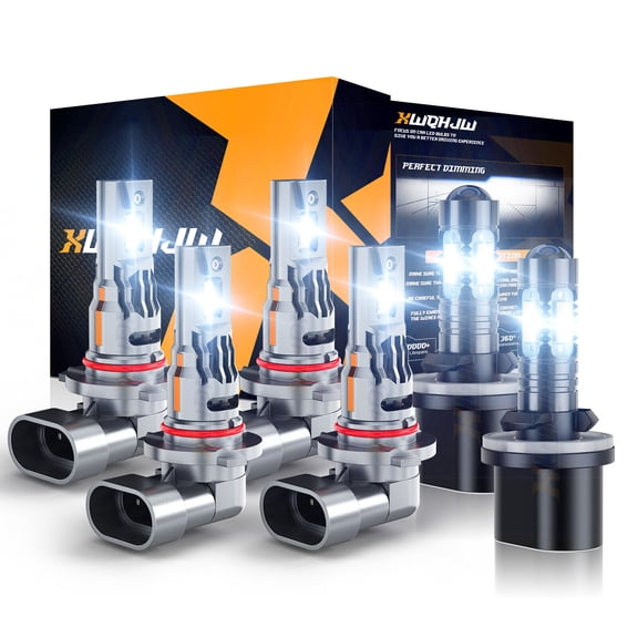 For Nissan Titan 2004-2015 Armada 2005-2010 LED Headlight Bulb Hi-Lo Fog Lamp