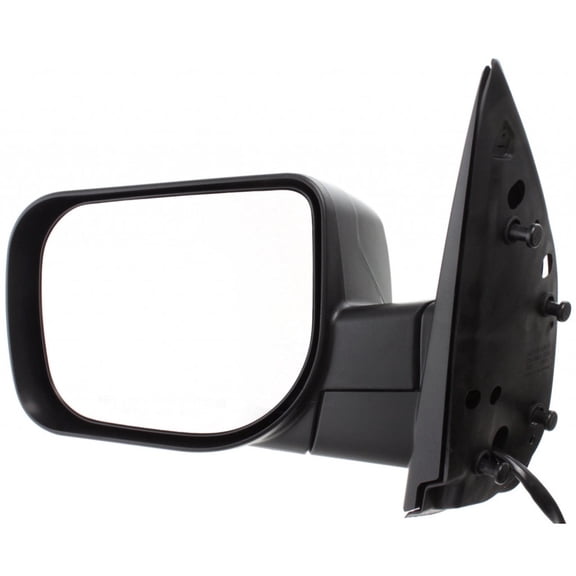 For Nissan Titan 2008-2014 Door Mirror Driver Side | Power Glass | Heated | Textured Black Cover | PRO-4X | Replacement For NI1320214 | 96302ZR60A