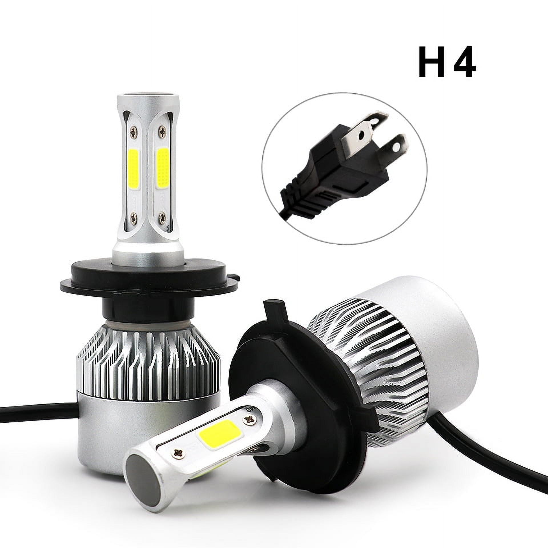 For Nissan Versa 2007 2008 2009 2010 2011 2012 2013 LED Headlight Bulbs 9003 H4 High and Low Beam 2pcs